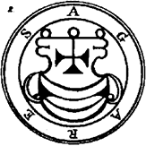 AGARES - sigilo/selo
